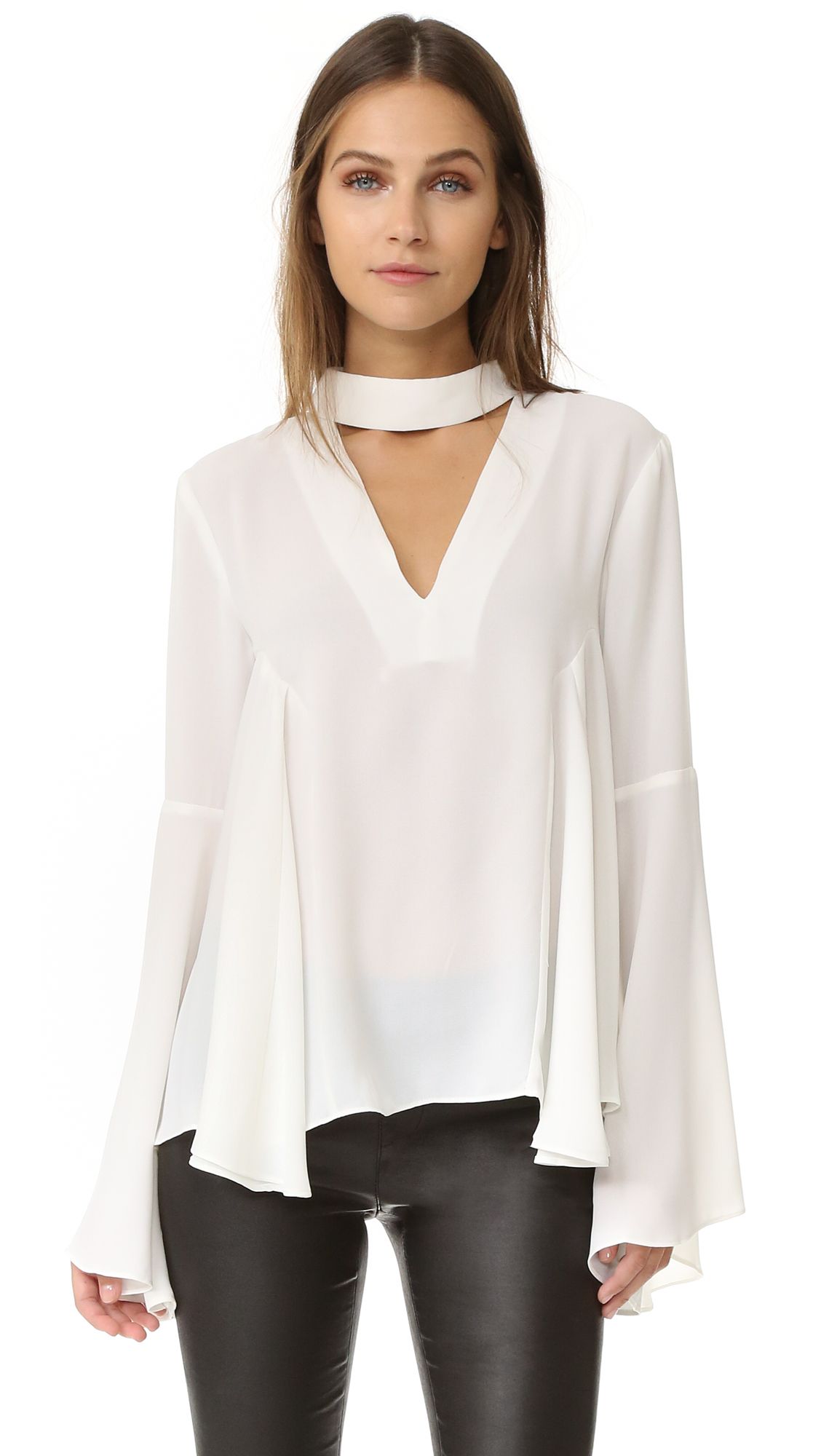 Endless Rose Collar Blouse - White | Shopbop