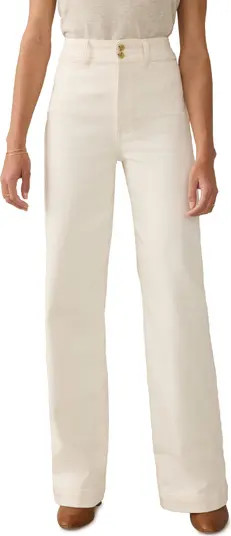 Terry Harbor High Waist Wide Leg Jeans | Nordstrom