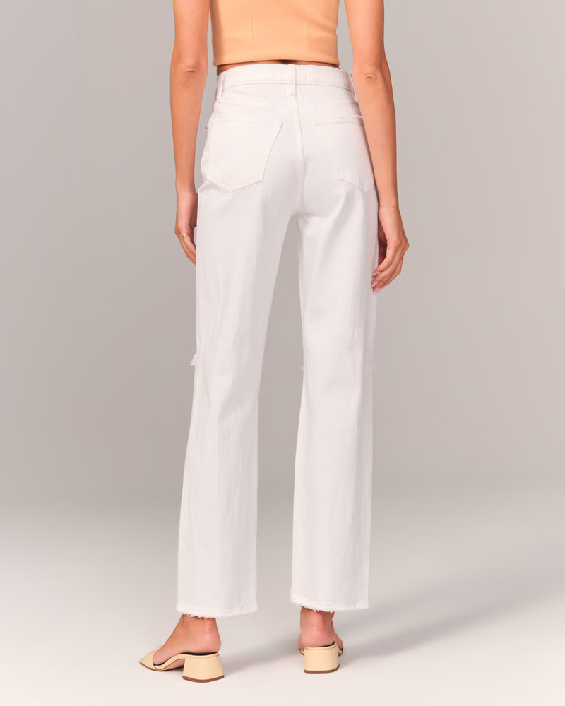 Women's Ultra High Rise 90s Straight Jeans | Women's New Arrivals | Abercrombie.com | Abercrombie & Fitch (US)