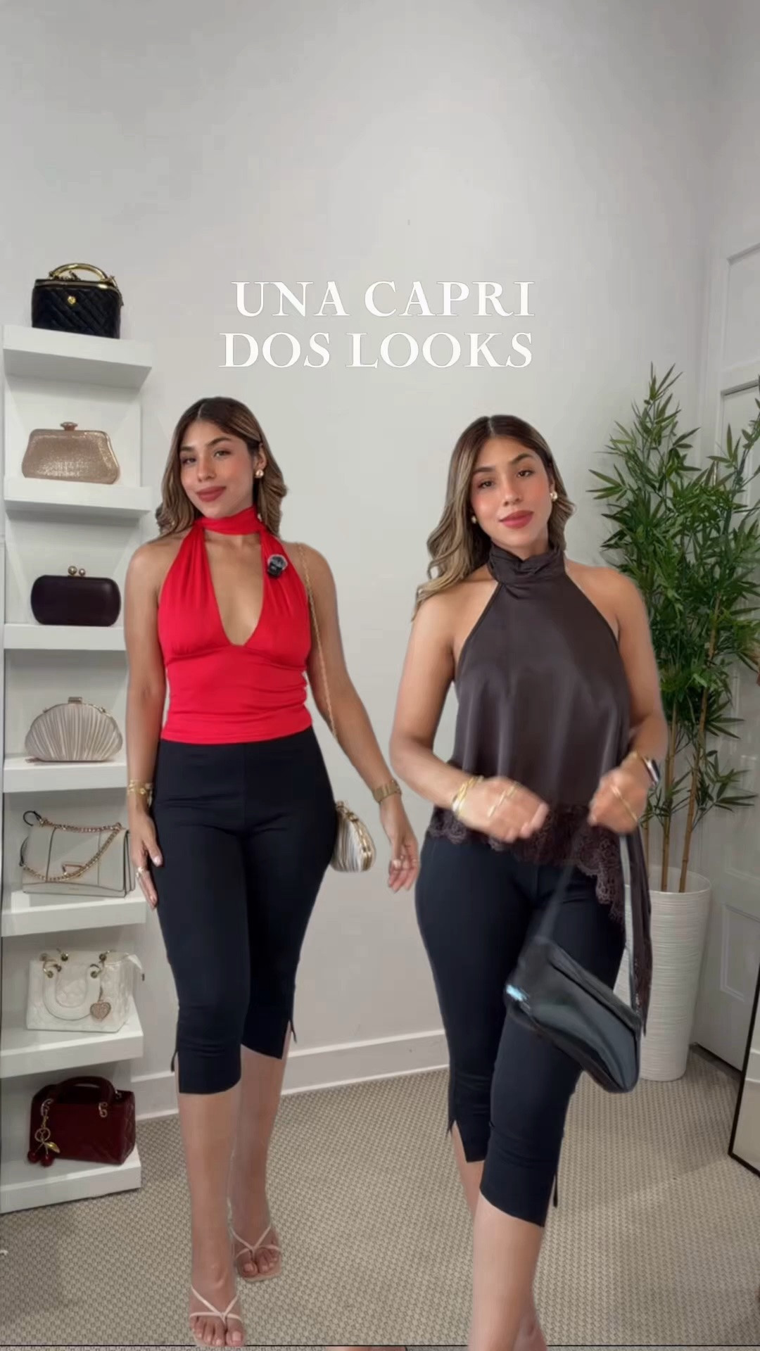 Outfit inspo con pantalón Capri Top: talla S
Capri: talla XS
Peso: 64 kg | Altura: 1.60 m
Zapatillas: pide tu talla habitual 👟