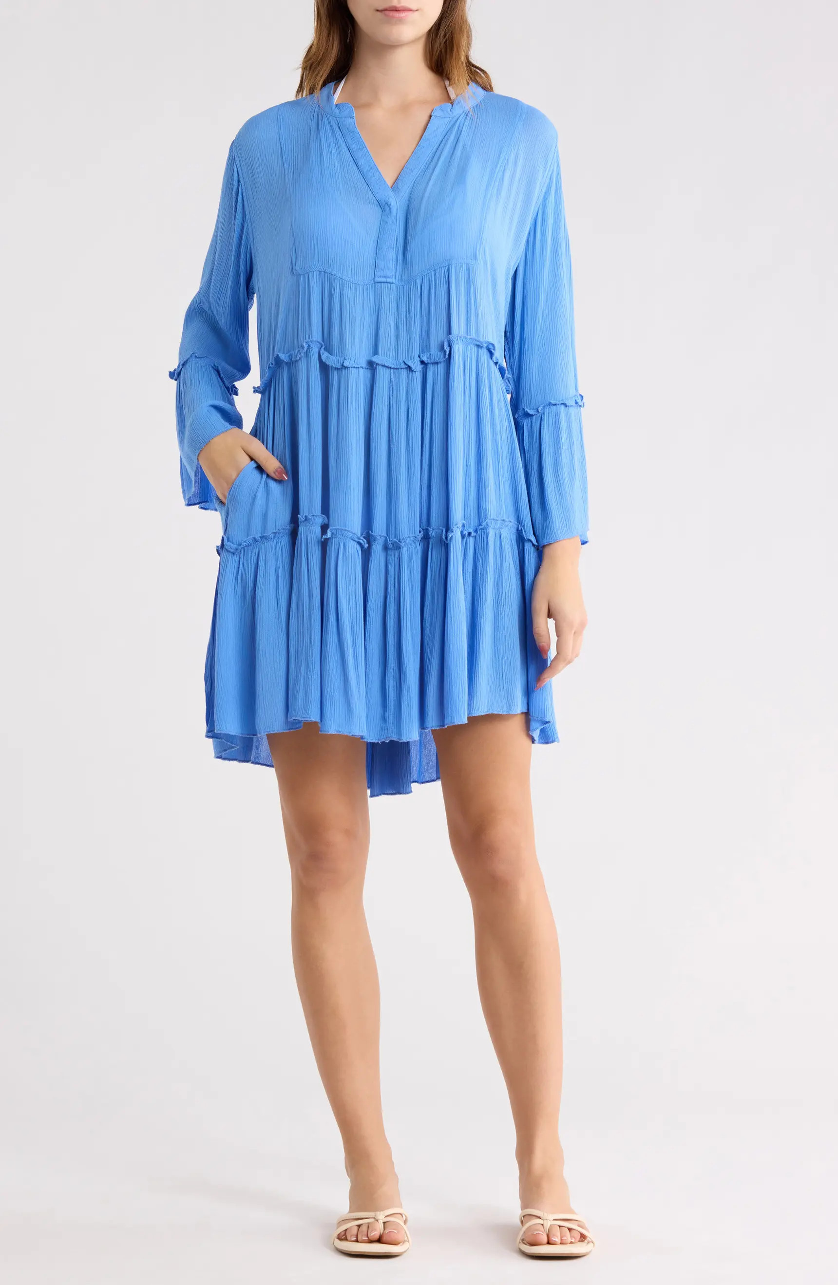 A-Line Tiered Mini Dress | Nordstrom Rack