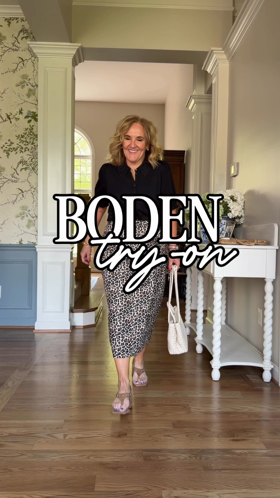 Boden try on! 
Leopard wrap skirt size 8 petite 
Black top size 10
Linen shirt 10 petite 
Polka dot shirt size 10
Printed top size 10 petite 
Lavender top size 10 petite 
Striped jeans for a relaxed loose fit size 30 reg 
Olive green jeans size 8 I cut about 3” off bottom 
Blue knit top size 10 petite 
Blue dress size 10 petite 
Olive green dress size 10 reg 
Gingham dress 10 petite 
Spanx culottes 10 petite 
Nantucket red jeans size 6 
Linen pants medium petite 
Talbots blue foulard pants 8 petite 


#LTKOver40 #LTKSaleAlert #LTKPetite