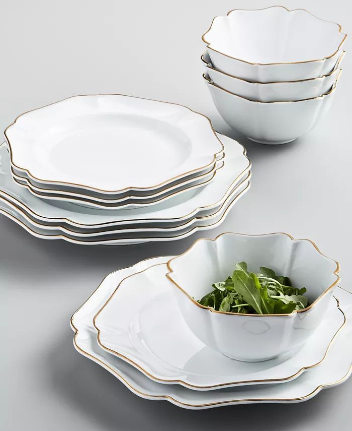 Baroque 12-Pc Dinnerware Set, Service for 4, Created for Macy's | Macys (US)