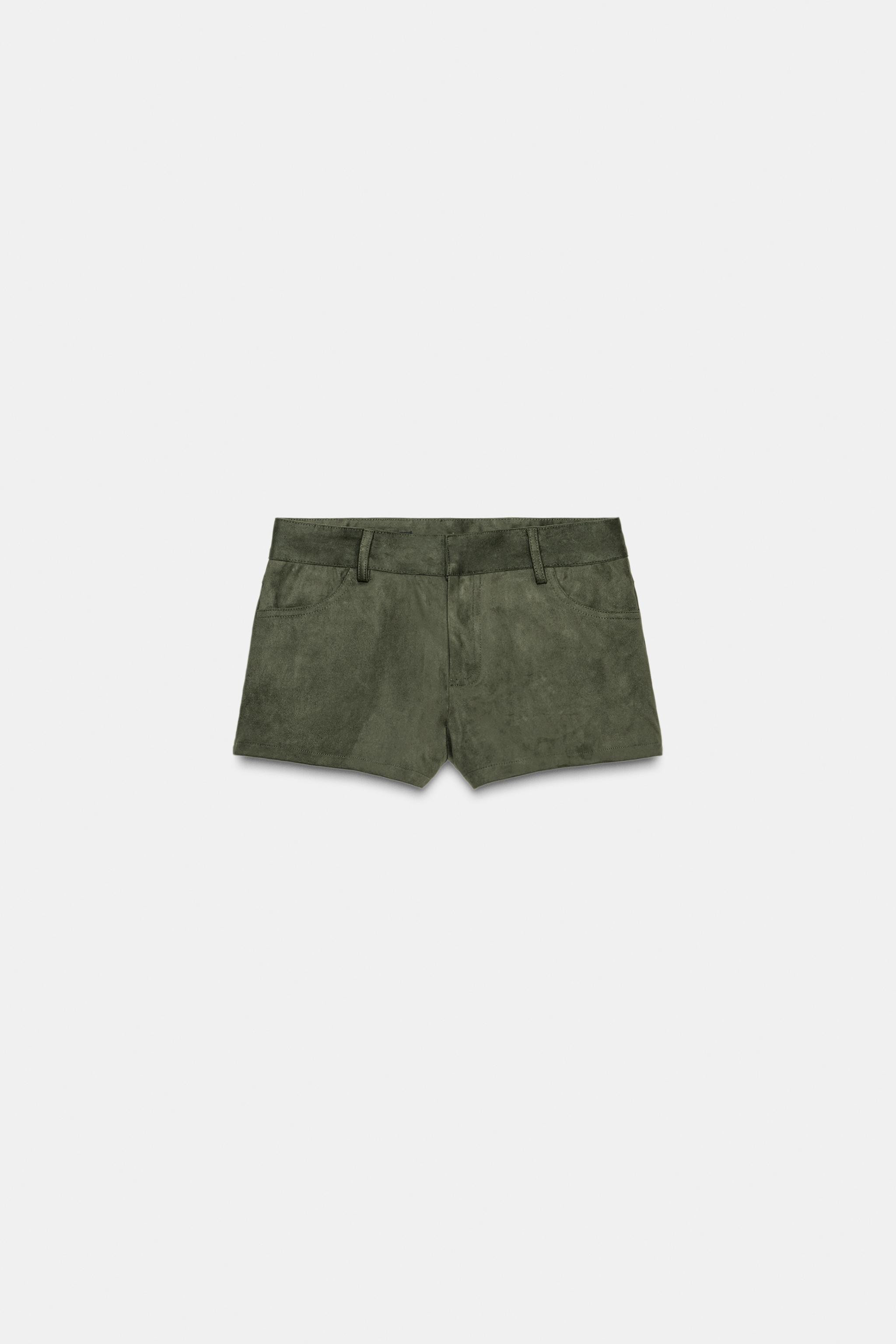 FAUX SUEDE MINI SHORTS | Zara US