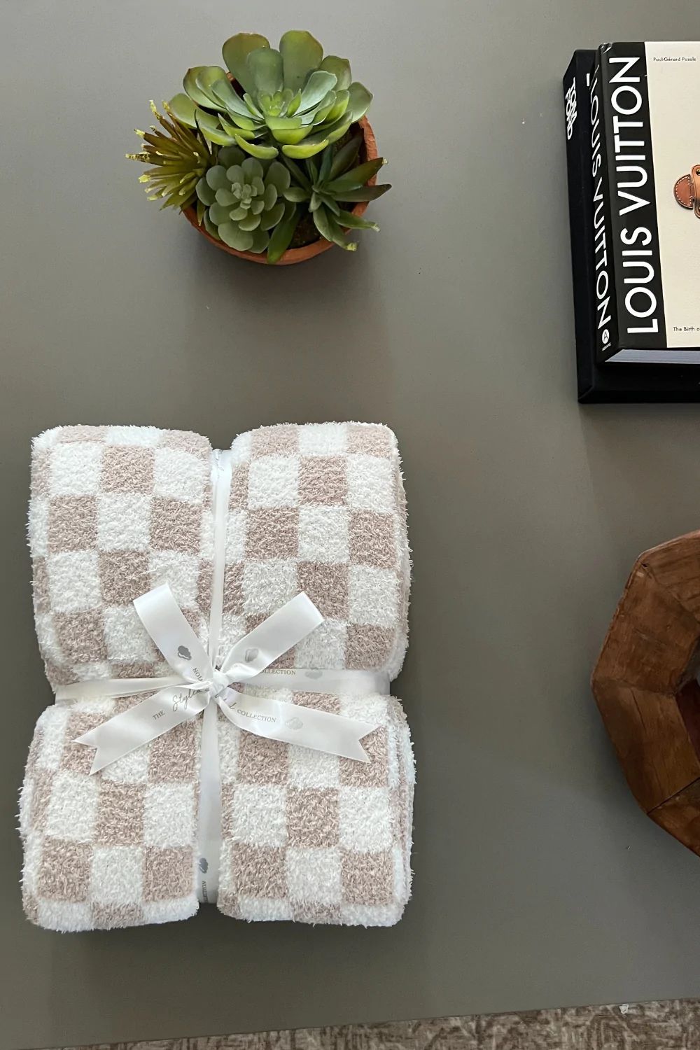 Checkered Buttery Blanket-Get 40% Off Code through LTK APP | The Styled Collection