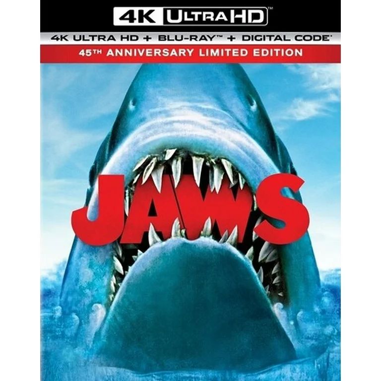 Jaws (45th Anniversary Limited Edition) (4K Ultra HD + Blu-ray + Digital Copy), Universal Studios... | Walmart (US)