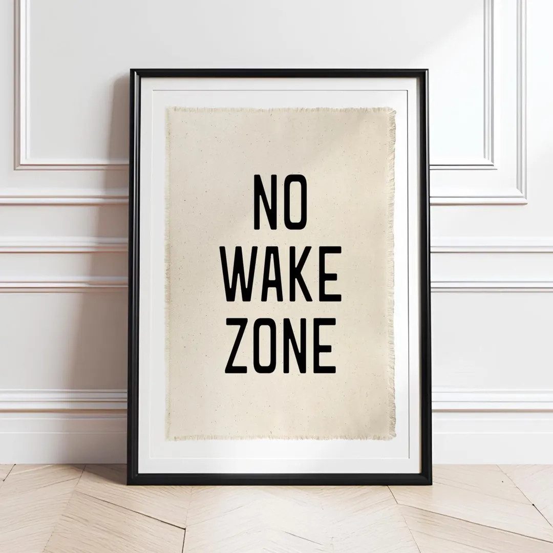No Wake Zone Canvas Wall Hanging, Lake House Decor, Coastal Home Sign - Etsy | Etsy (DACH)