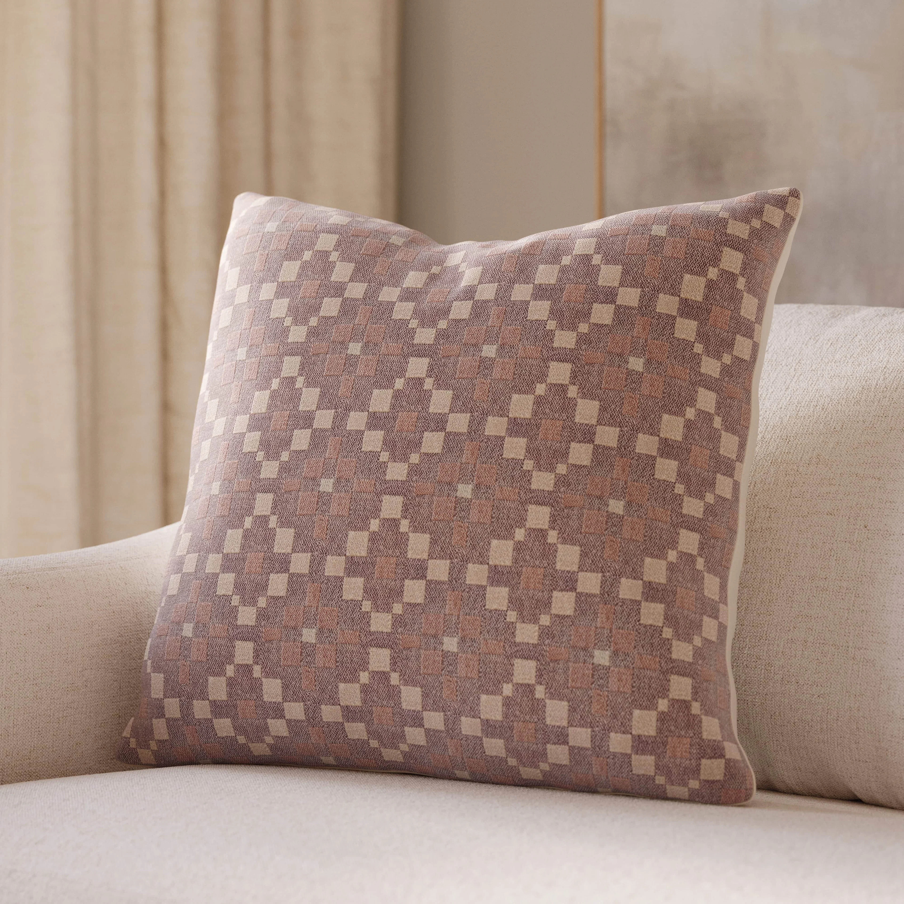 Elfin Large Pillow - Maroon Multi | Article