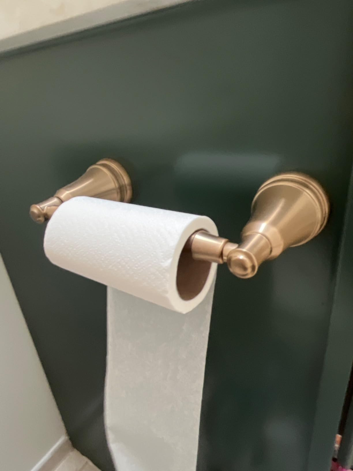Delta Mylan (1-Pack) Toilet Paper Holder Champagne Bronze Pivoting Tissue Roll Rod, Organization ... | Amazon (US)