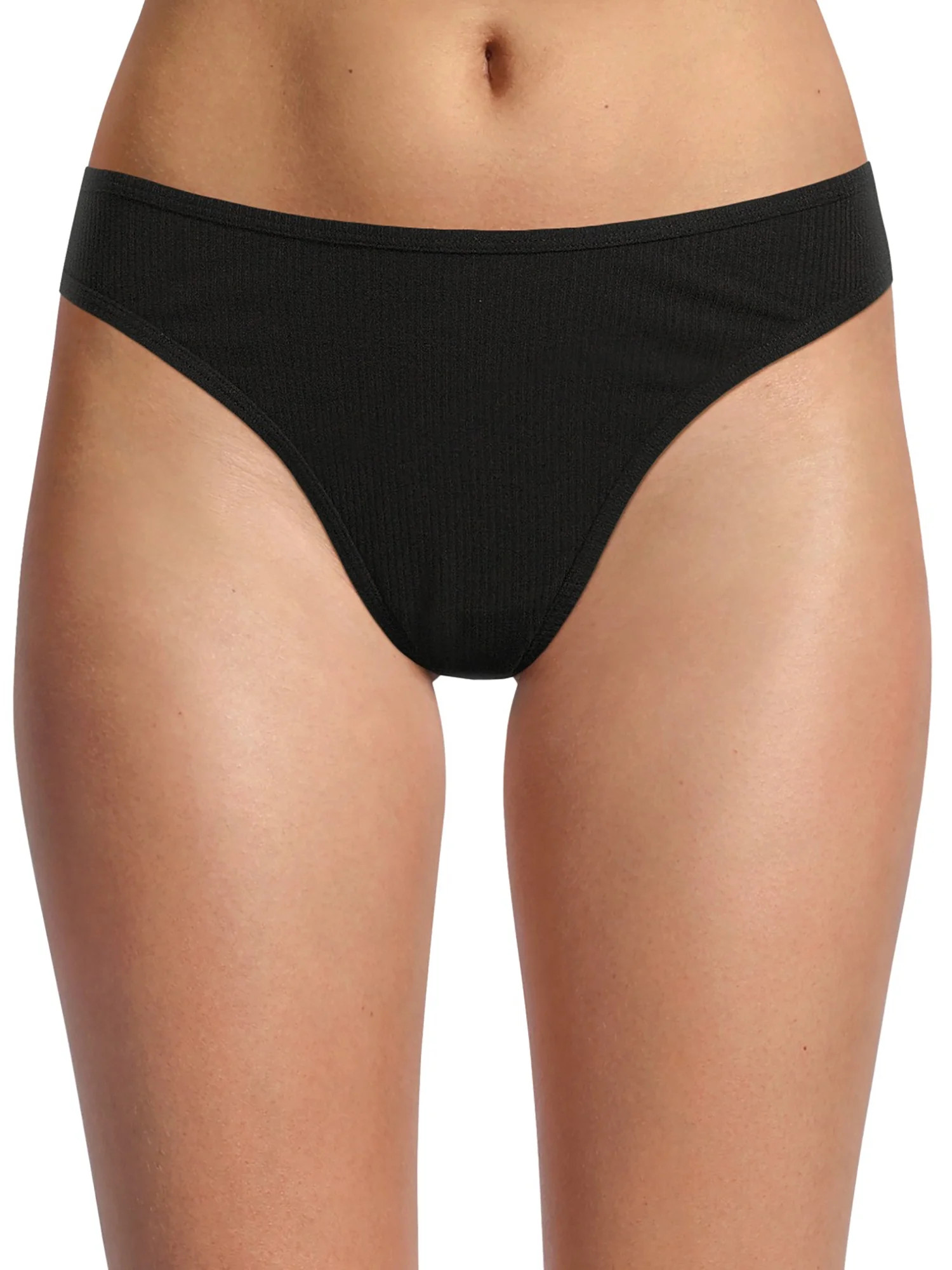 No Boundaries Cotton Thong Panty, Women's and Women's Plus | Walmart (US)