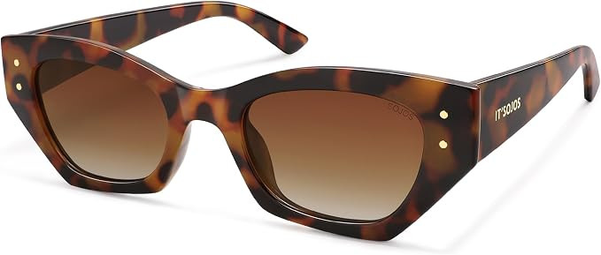 SOJOS Retro Trendy Polarized Sunglasses For Women Narrow Cat Eye Womens Shades SJ2346 | Amazon (US)