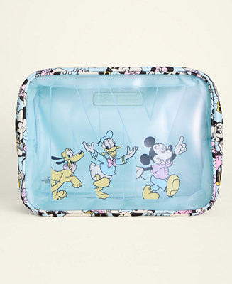 Disney | Macy's Mickey & Friends Top-Zip Clear Front Large Pouch, Macy's Exclusive | Macy's