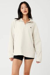 Takeaway Track Pullover - Bone | Alo Yoga (US)