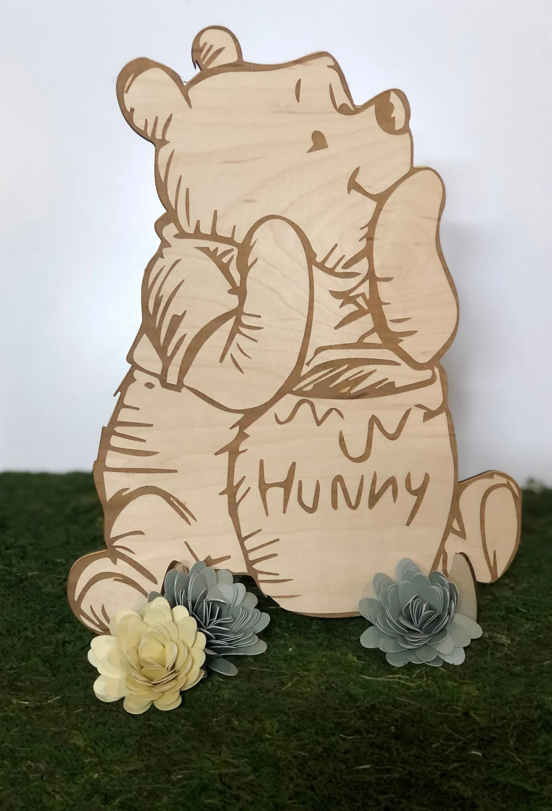 Winnie the Pooh Wood Cut Out/ Engraved Centerpiece/ Prop for - Etsy | Etsy (US)