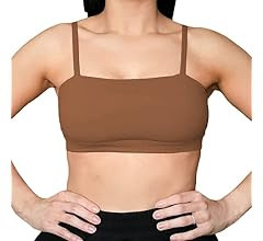 Aoxjox Women's Workout Bandeau Sports Bras Training Fitness Running Yoga Crop Tank Top | Amazon (US)