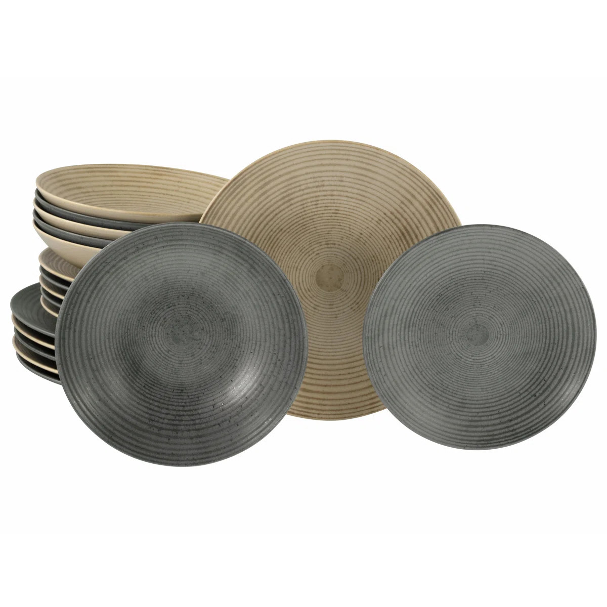 Catania 18 Piece Dinnerware Set, Service for 6 (Set of 18) | Wayfair UK