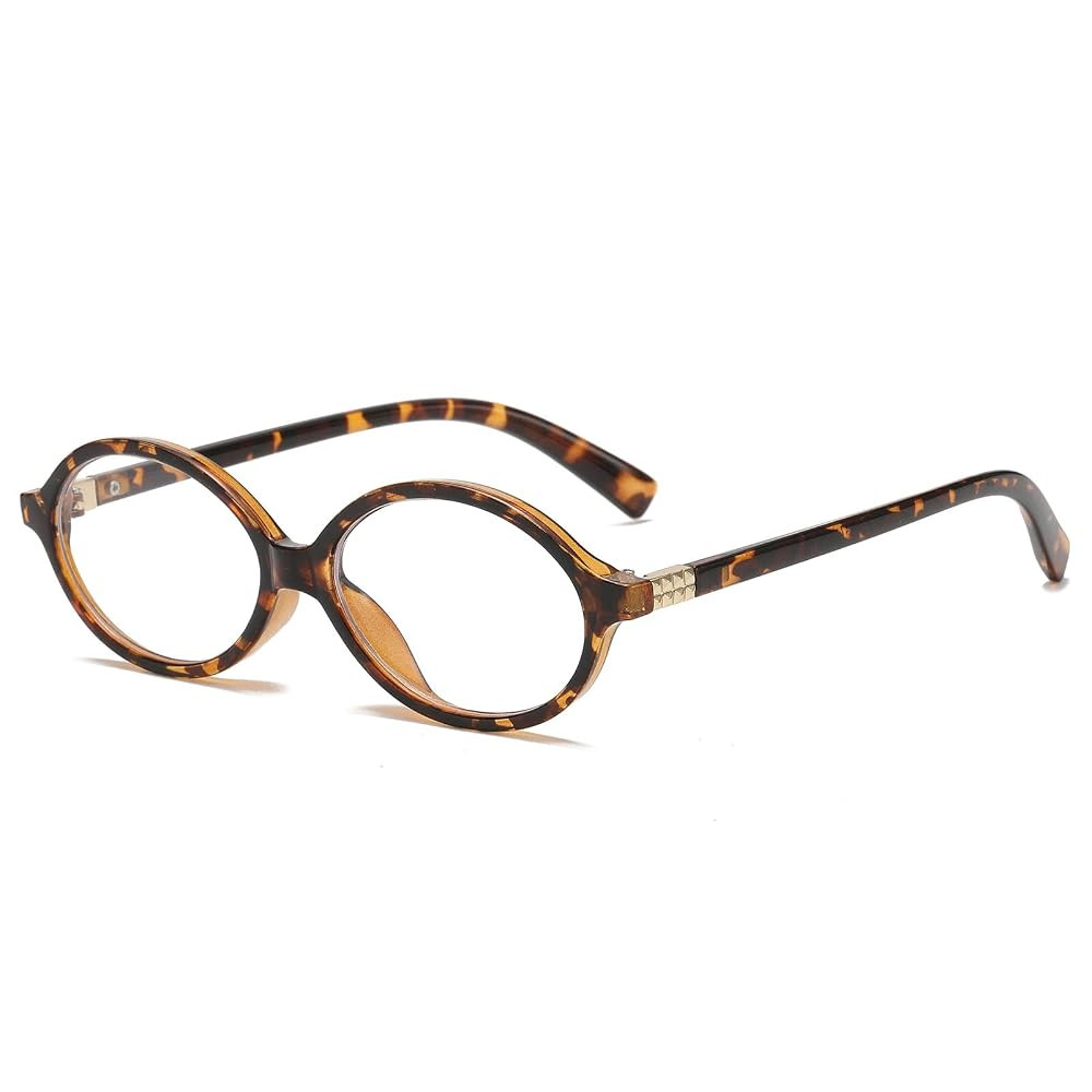 LJCZKA Fashion Oval Glasses for Women Men Retro Oval Small Frame Blue Light Blocking Glasses Nerd... | Amazon (CA)