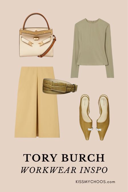 New arrivals from Tory Burch are giving ✨executive chic✨  

I love this colour palette for spring, with an Hermes-inspired purse, fun croc embossed belt, and luxe heels that can easily be worn into the summer and fall!

#LTKworkwear #LTKitbag #LTKshoecrush
