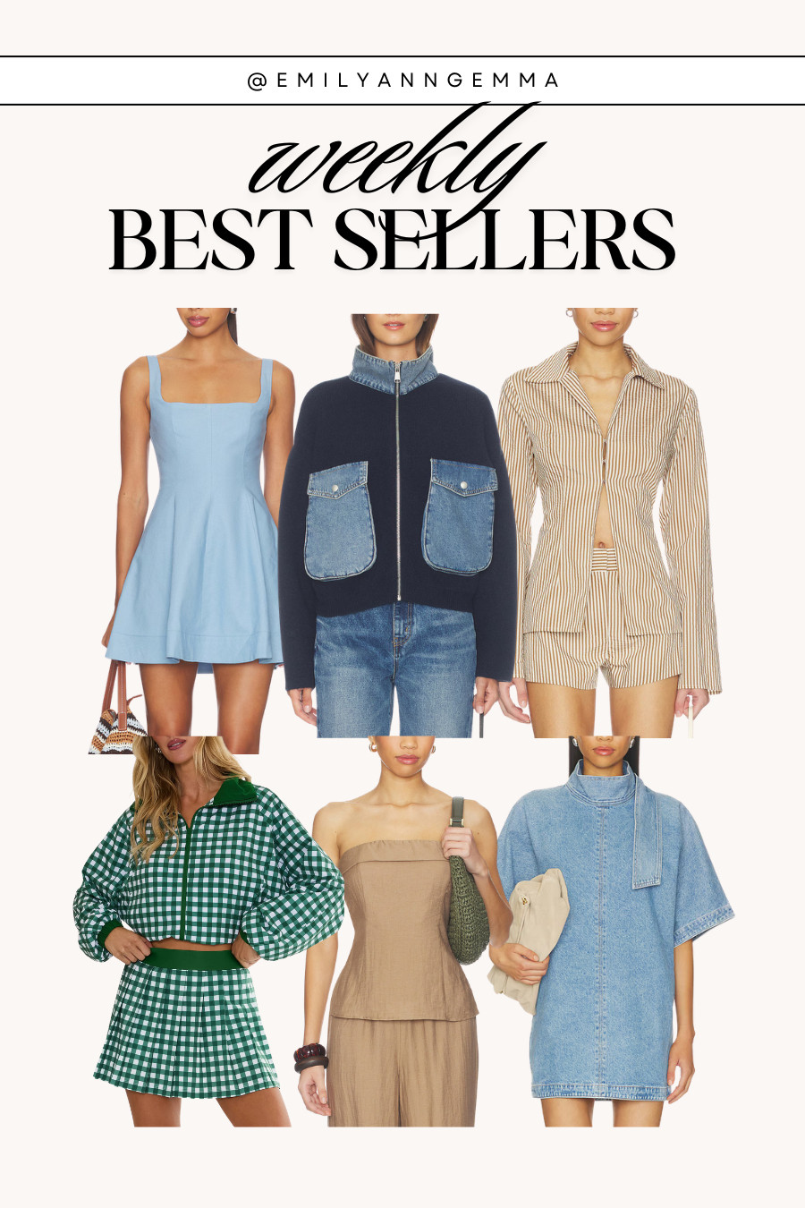 Weekly Best Sellers! 🤍

 summer style
summer outfits
elevated casual
vacation outfits
matching sets
denim favorites
easy dresses
resort wear
chic everyday outfits 

 #LTKgrwm #LTKootd #LTKSeasonal