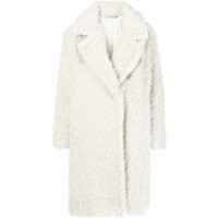 Vince oversized shaggy coat - White | Farfetch EU