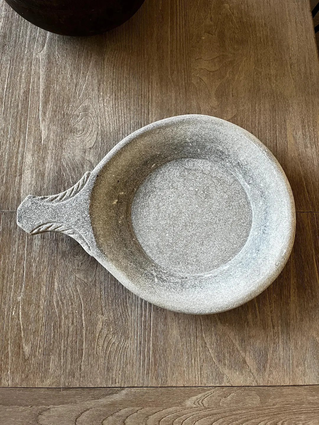 Large Antique Stone Parat Tray With Handle - Etsy | Etsy (US)