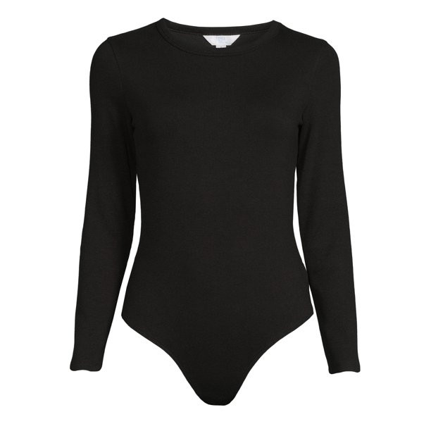 Time and Tru Women's Long Sleeve Bodysuit | Walmart (US)