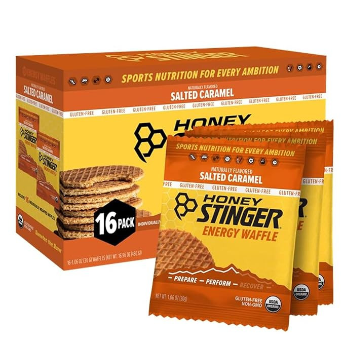 Honey Stinger Organic Gluten Free Salted Caramel Waffle, Energy Stroopwafel for Exercise, Enduran... | Amazon (US)