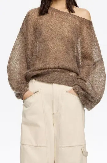 Oversize Mohair Wool Sweater | Nordstrom