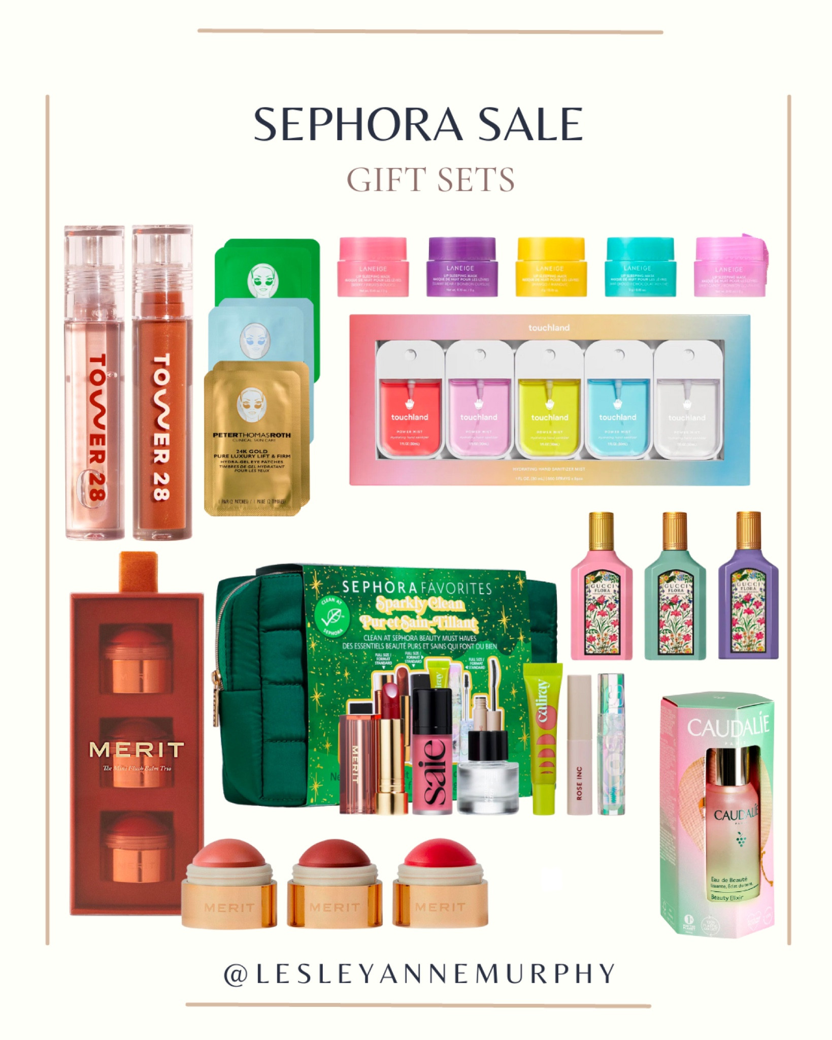 Sephora sale - gift picks! These gifts are perfect for beauty lovers, sisters, stocking stuffers and beyond. Clean beauty faces like Merit and timeless stocking stuffers like the touchland hand sani & laneige lip masks. 

Last day to shop the #SephoraSale. Use code TIMETOSHOP for up to 20% off. 

#LTKsalealert #LTKbeauty