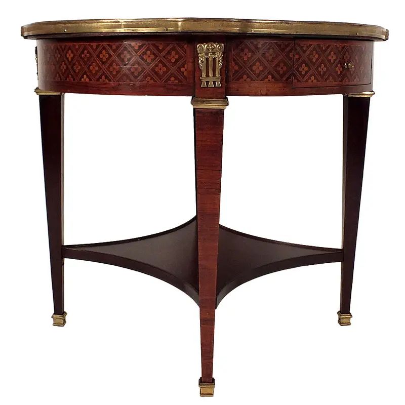 Early 20th Century French Gueridon Side Table | Chairish