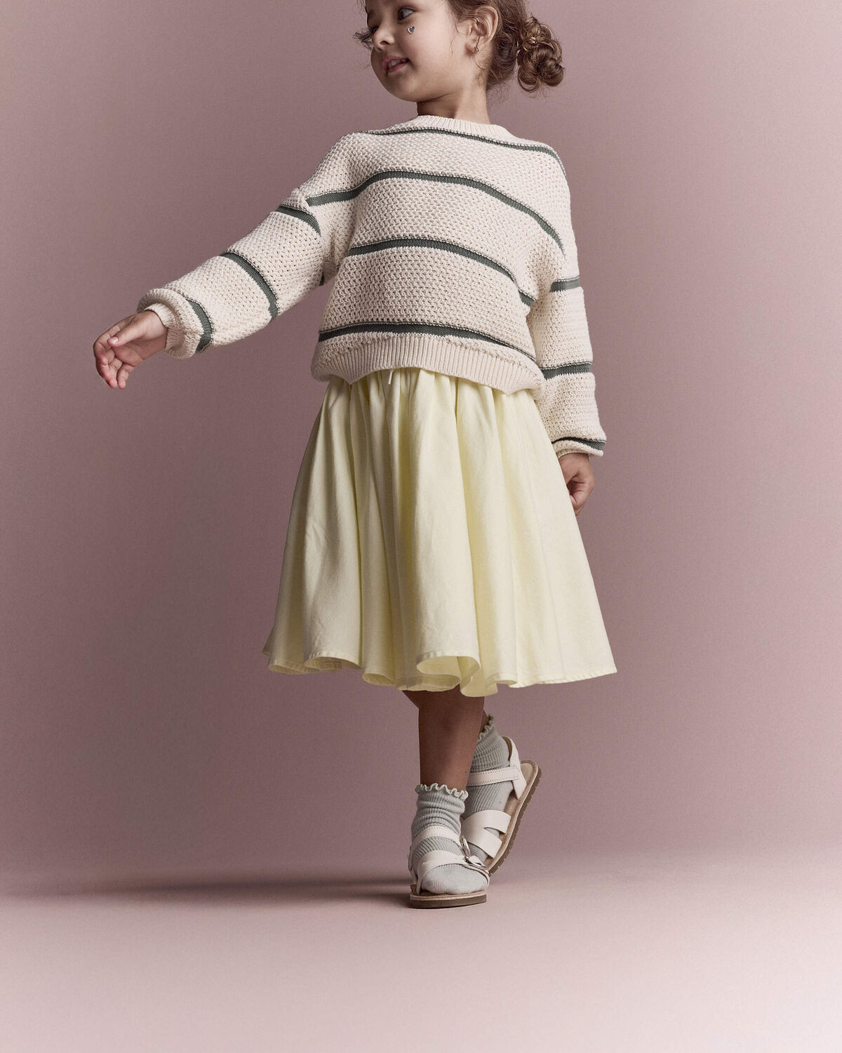 Toddler Girl Avenue Twirl™ Midi Skirt - Yellow - Otter Avenue | Carter's | Carter's Inc