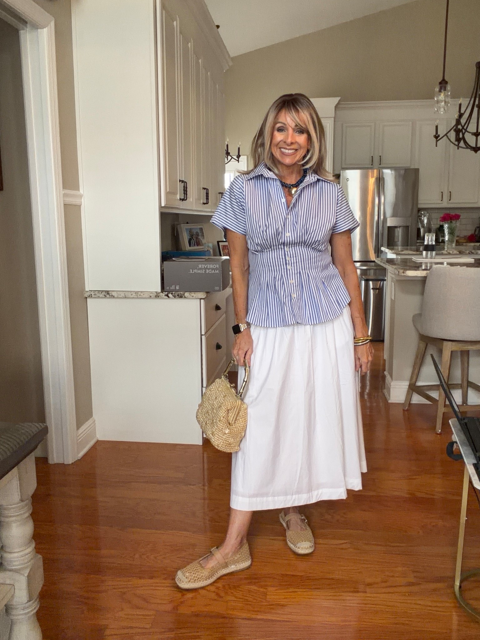 A white skirt for spring and summer is a great option if you’d rather not wear pants! This one has a great length. It’s lined. Wearing an XS. On sale!

#LTKSaleAlert #LTKootd #LTKOver40