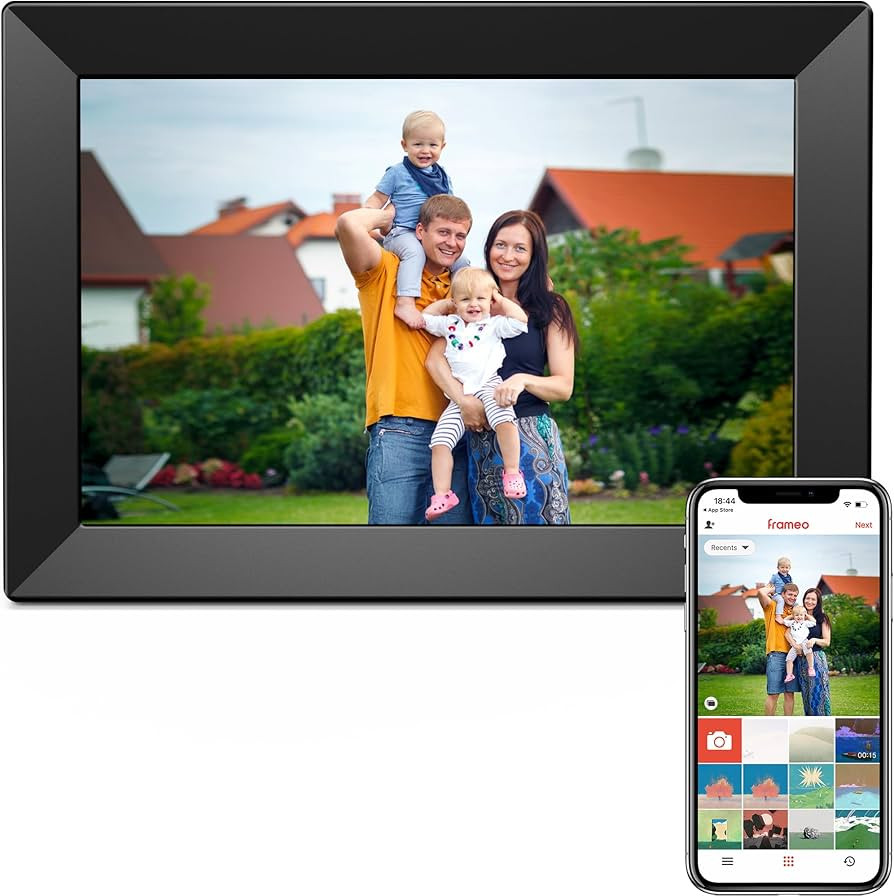 WiFi 10.1'' Digital Picture Frame with 1280x800 Resolution, Touchscreen Digital Photo Frame Share... | Amazon (US)