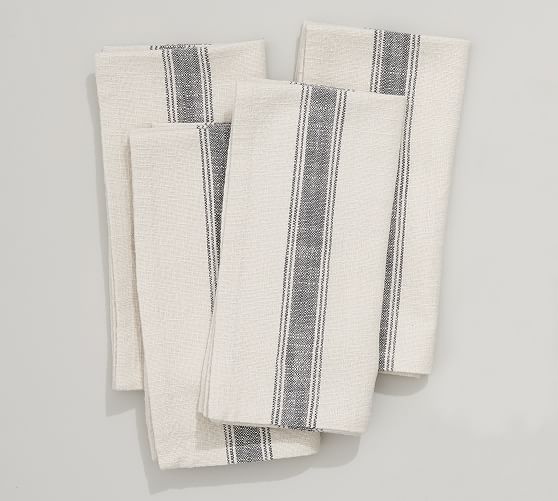 French Striped Cotton Napkins | Pottery Barn (US)