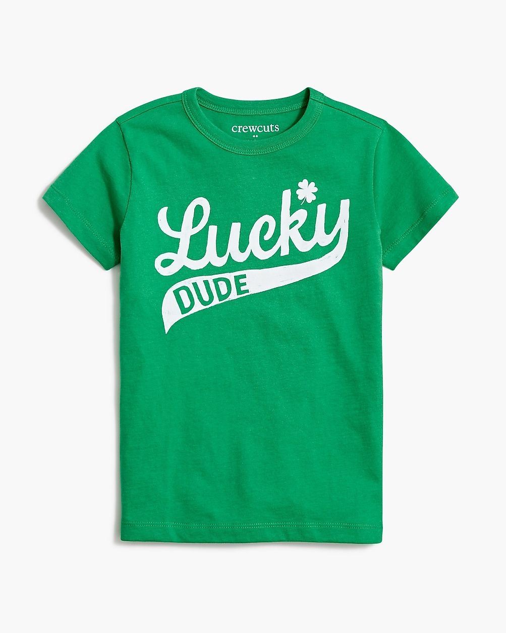 Boys' "Lucky Dude" graphic tee | J.Crew Factory