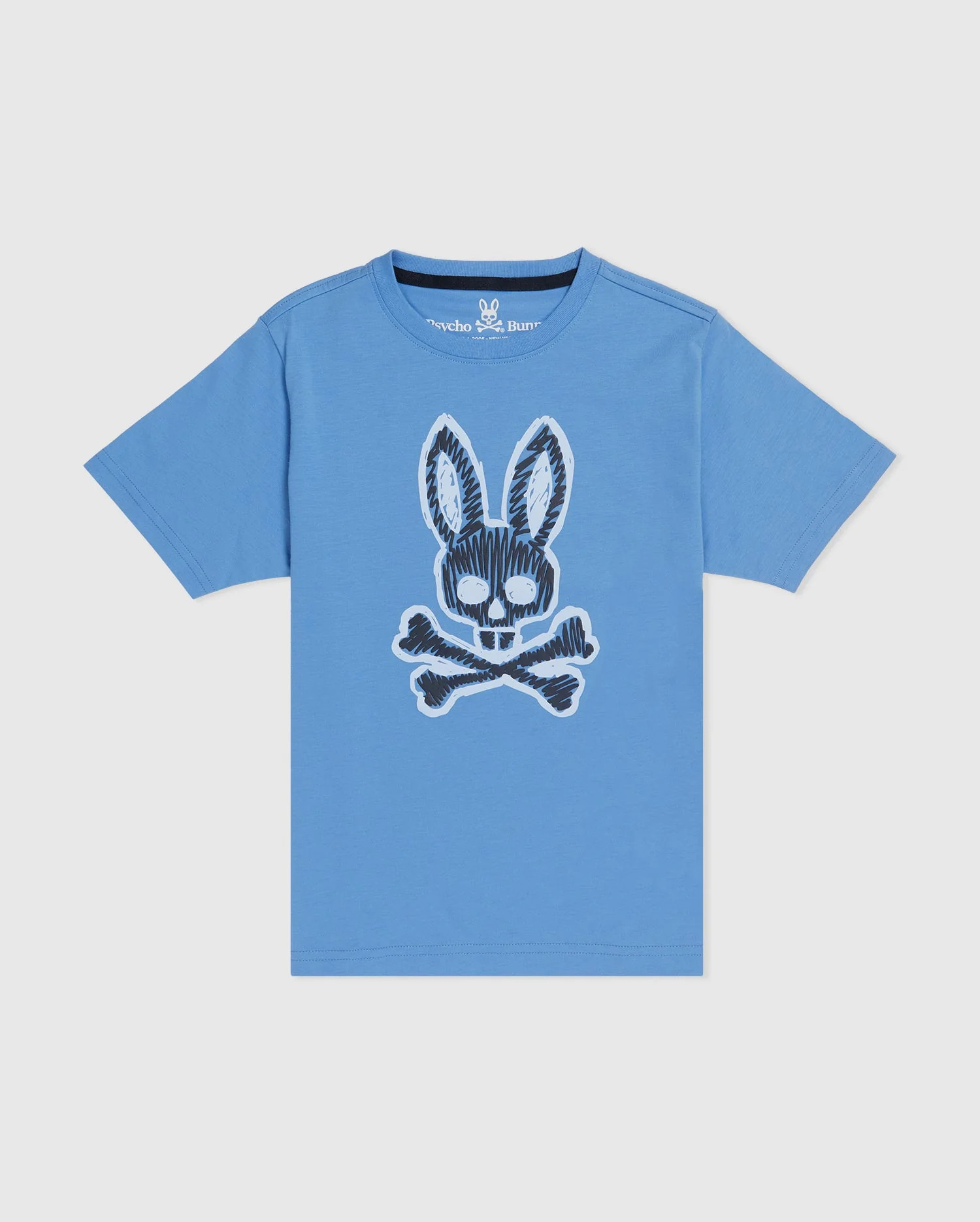 KIDS WARDELL SKY BLUE GRAPHIC TEE - B0U605T1PC | PSYCHO BUNNY | Psycho Bunny