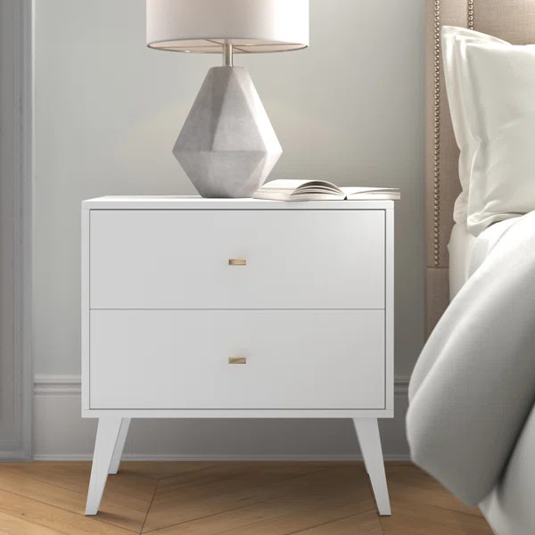 Alyssa 25'' Tall 2 - Drawer Nightstand | Wayfair North America