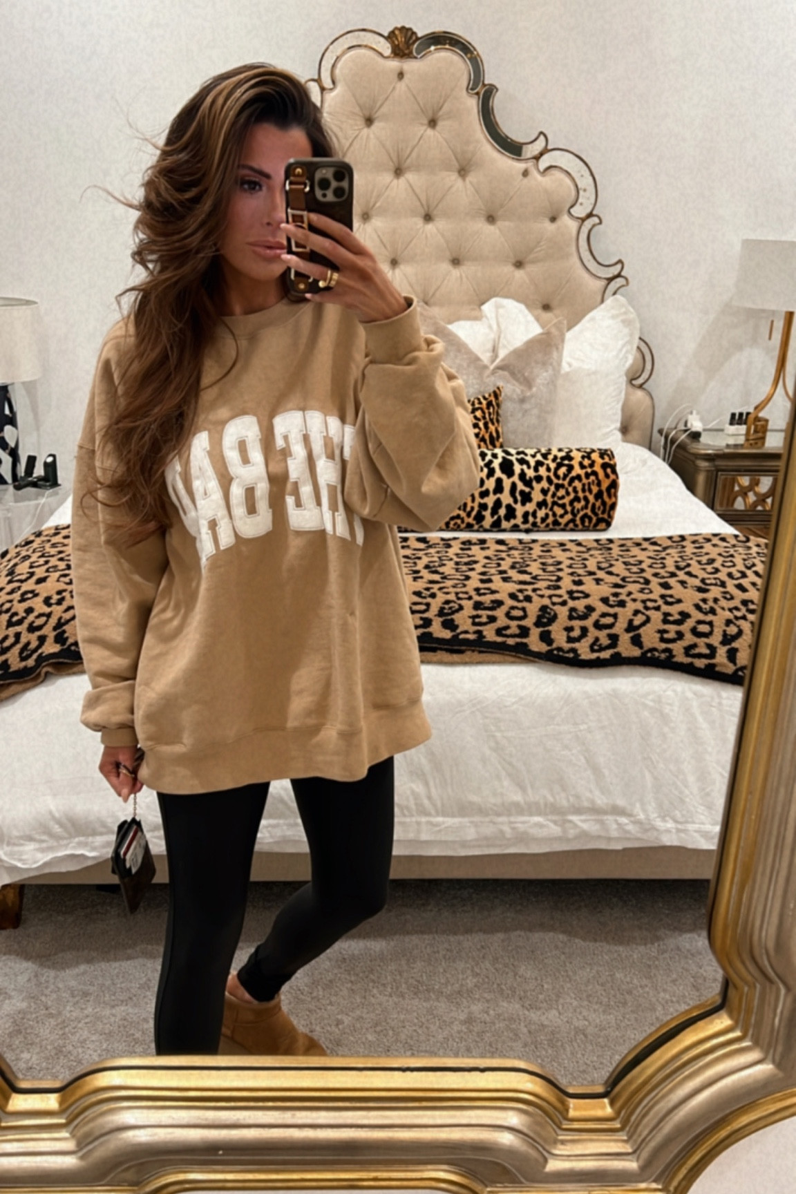 VARSITY SWEATSHIRT BEIGE curated on LTK