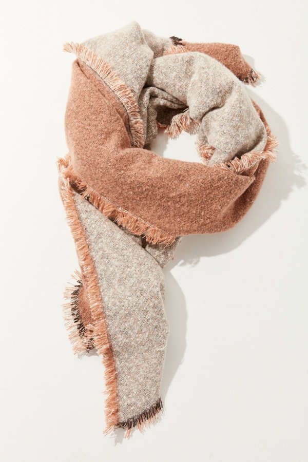 Cozy Intarsia Blanket Scarf | Urban Outfitters US