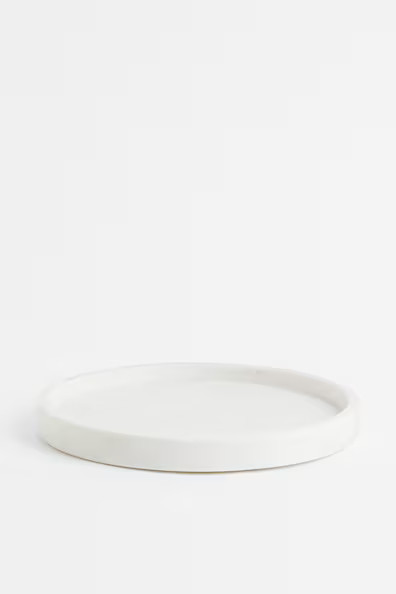 H & M - Round Marble Tray - White | H&M (US + CA)