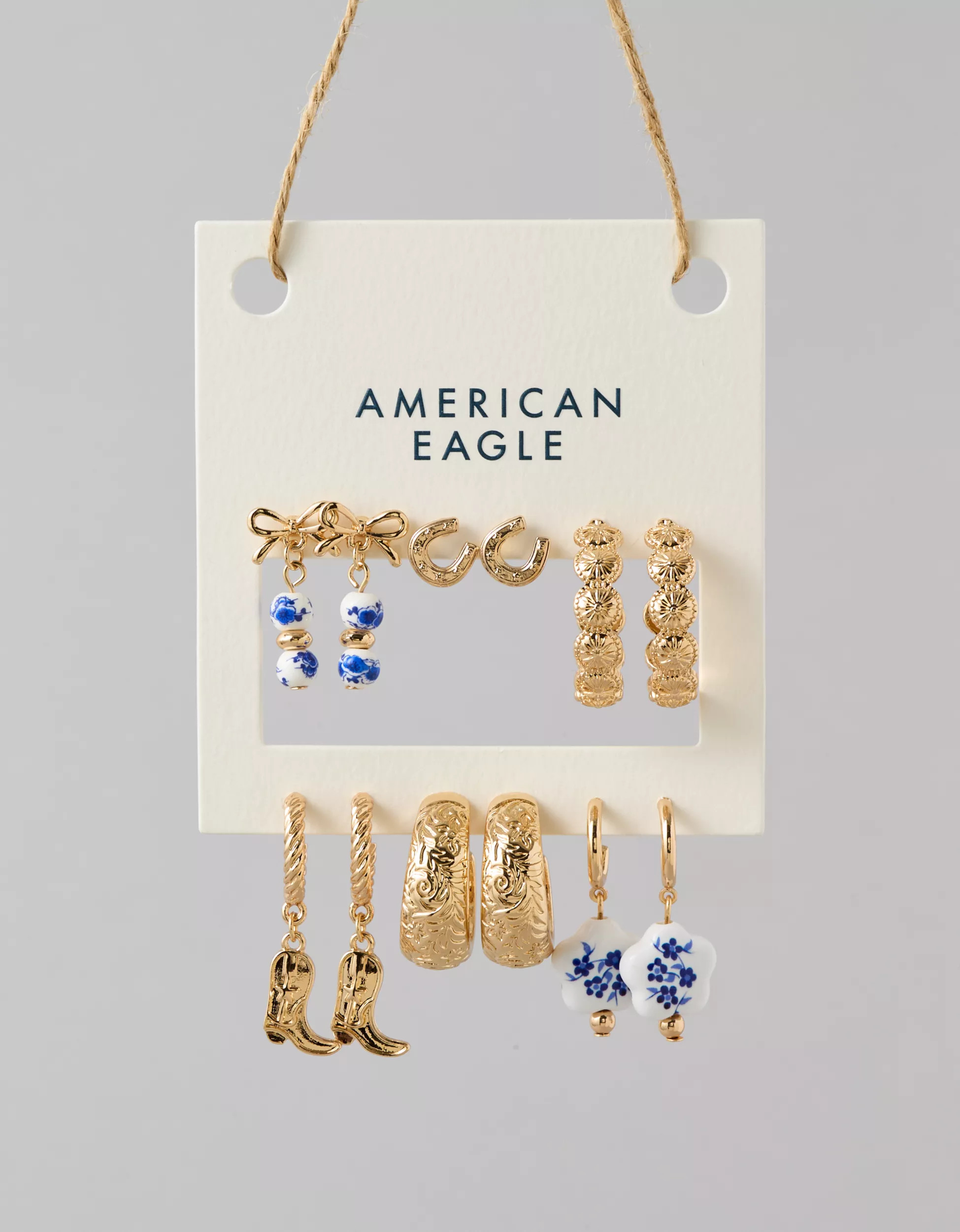 AE Western Earrings 6-Pack | American Eagle Outfitters (US & CA)