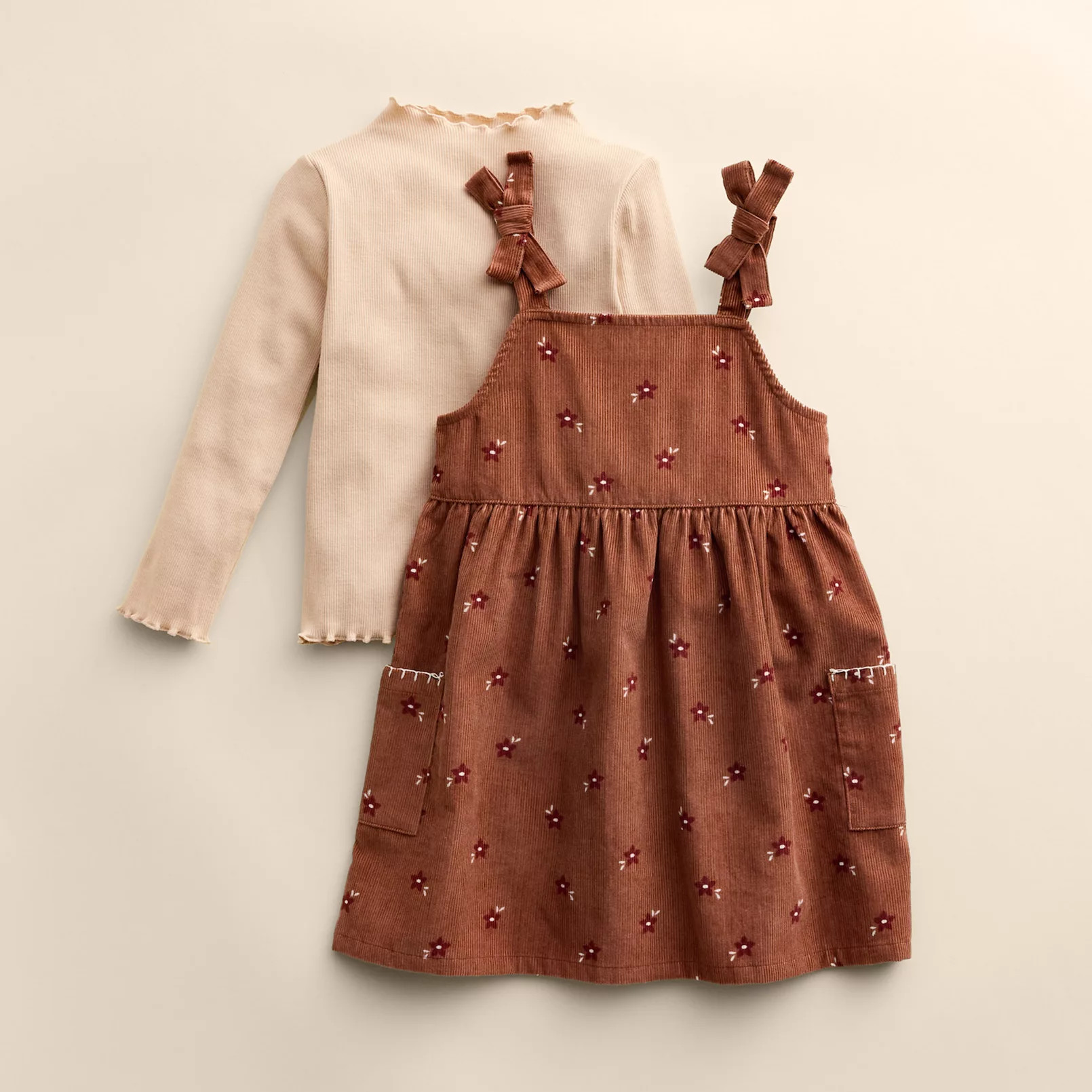 Baby & Toddler Girl Little Co. by Lauren Conrad 2-Piece Top & Jumper Dress Set | Kohl's