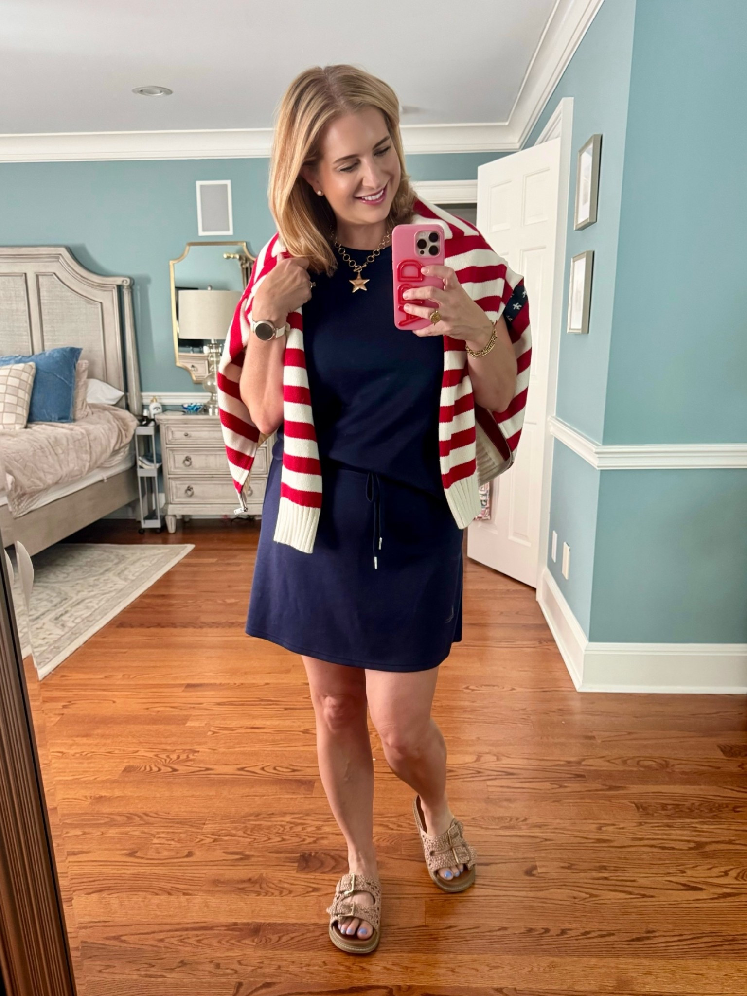 Regardless of any political stance, we are the land of the free because of the BRAVE! 🇺🇸 Grateful to be here. Happy 250th Birthday, America!! 🇺🇸❤️🎇