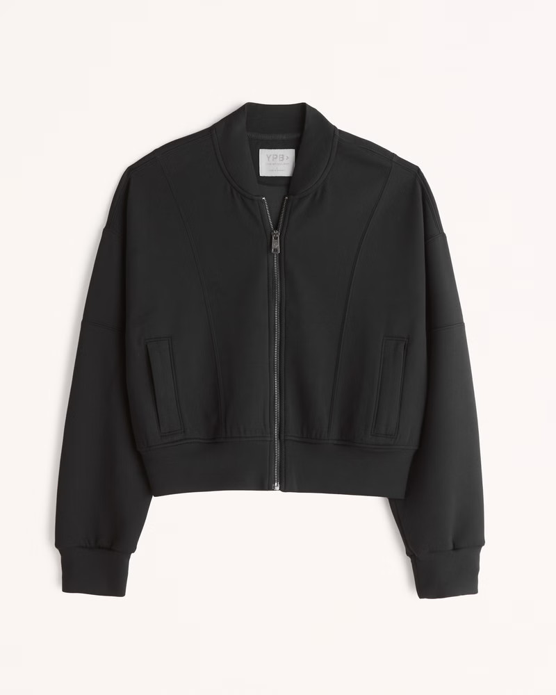 Women's YPB neoKNIT Bomber Jacket | Women's Tops | Abercrombie.com | Abercrombie & Fitch (US)