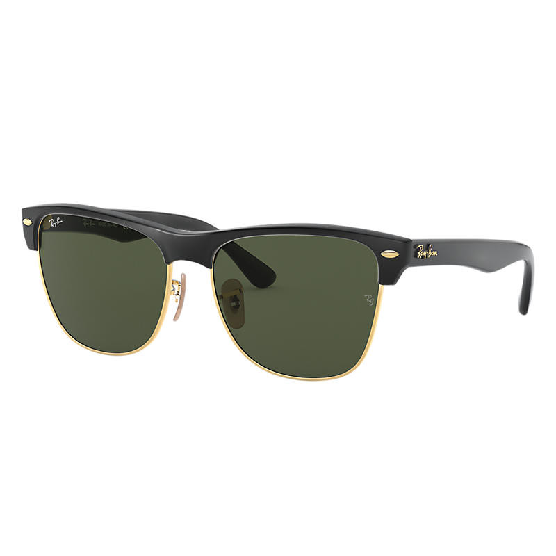 Ray-Ban Clubmaster Oversized Black, Green Lenses - RB4175 | Ray-Ban (US)