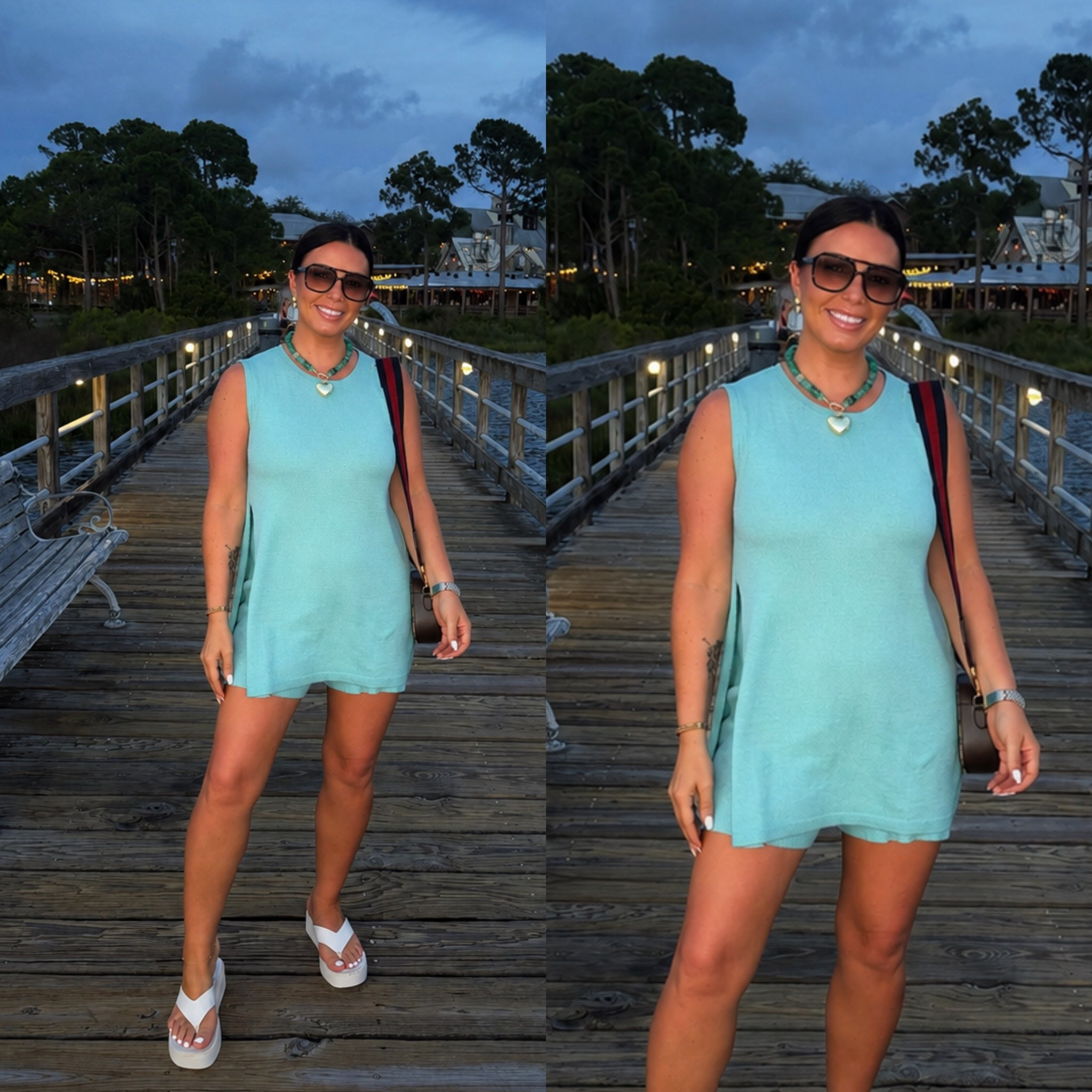 The easiest throw-on-and-go summer outfit 🤍💙 Comfy, flattering, and perfect for vacation nights or casual dinners — linked everything! ✨ 

#LTKSaleAlert #LTKStyle #VacationOutfit #SummerFashion #BeachStyle #AmazonFashion #EverydayStyle #ResortWear #SummerOOTD

#LTKdayinmylife #LTKootd #LTKmomlife