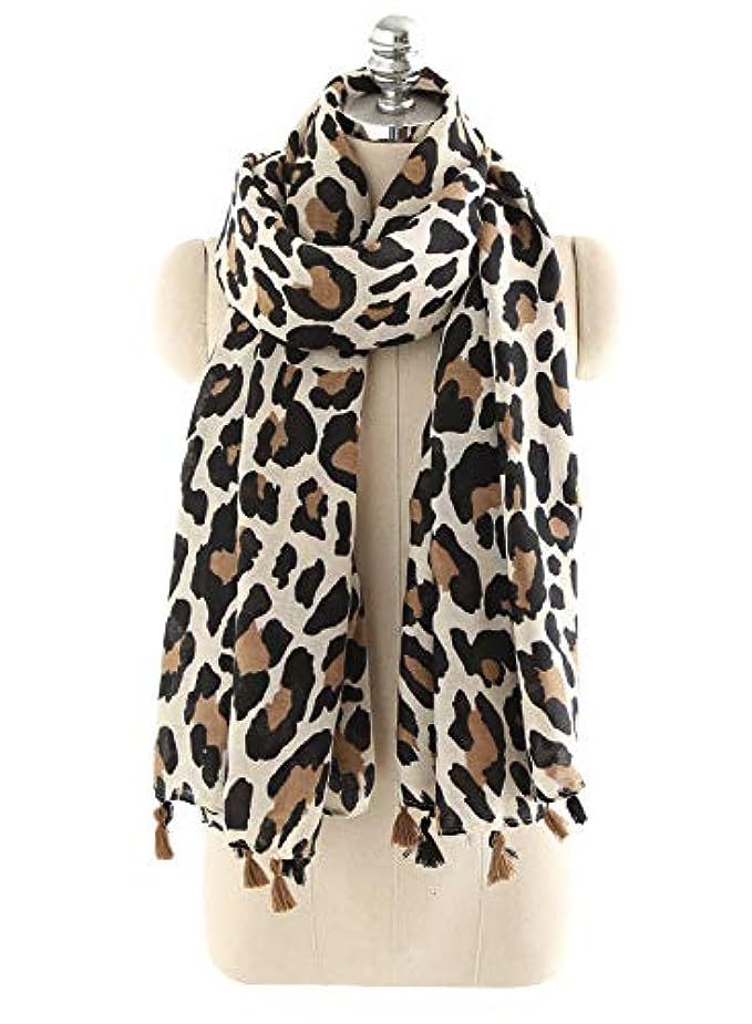 Doballa Women's Leopard Print Scarves Blanket Wrap Shawl With Tassels | Amazon (US)