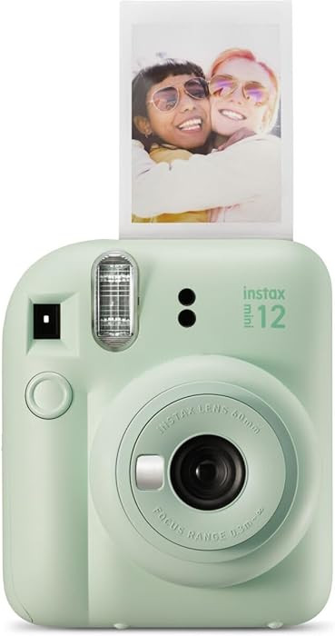 Fujifilm Instax Mini 12 Instant Camera - Mint Green | Amazon (US)