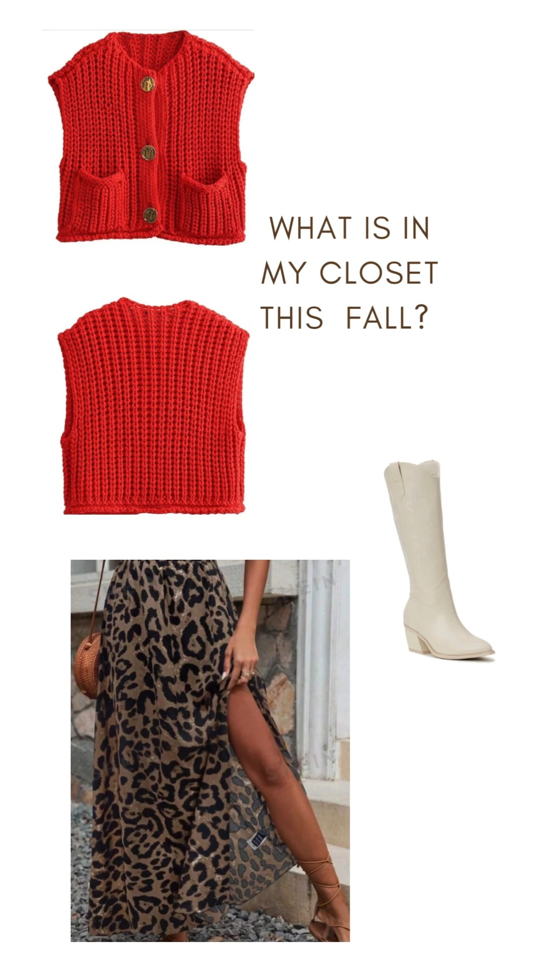 Ready for fall? Here are few staples I have in my closet right now. 

#Earlyfalloutfitideas #howtostyle #falloutfits #falltrends #over40style 

#LTKShoeCrush #LTKSeasonal #LTKOver40