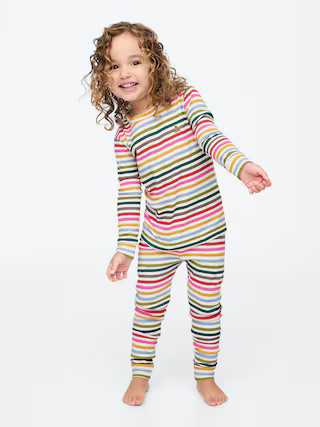 babyGap Organic Brushed Cotton Holiday PJ Set | Gap (US)